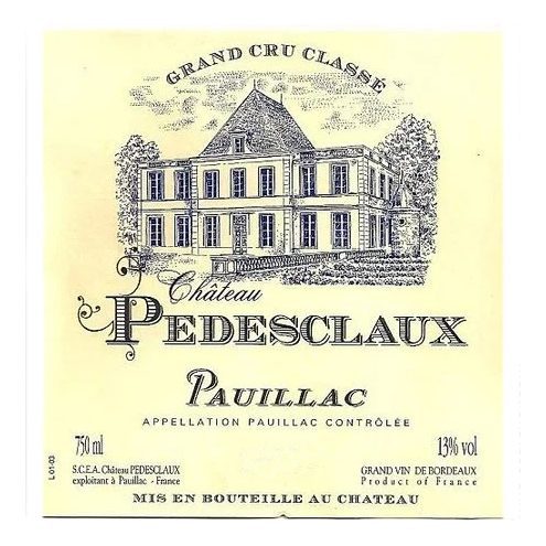 Chateau Pedesclaux 5eme Cru Classe, Pauillac