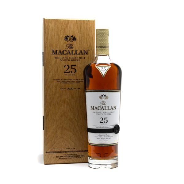 The Macallan 25 Year Old Sherry Oak (2023 Release) 43%