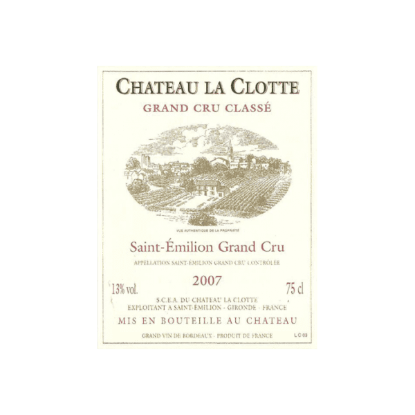 Chateau La Clotte Grand Cru Classe, Saint-Emilion Grand Cru