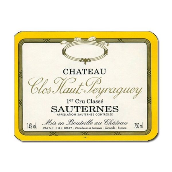 Clos Haut-Peyraguey Premier Cru Classe, Sauternes