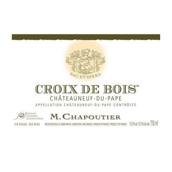 Chateauneuf-du-pape Rouge Croix De Bois Chapoutier