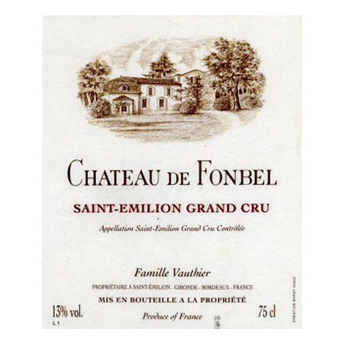 Chateau de Fonbel, Saint-Emilion Grand Cru