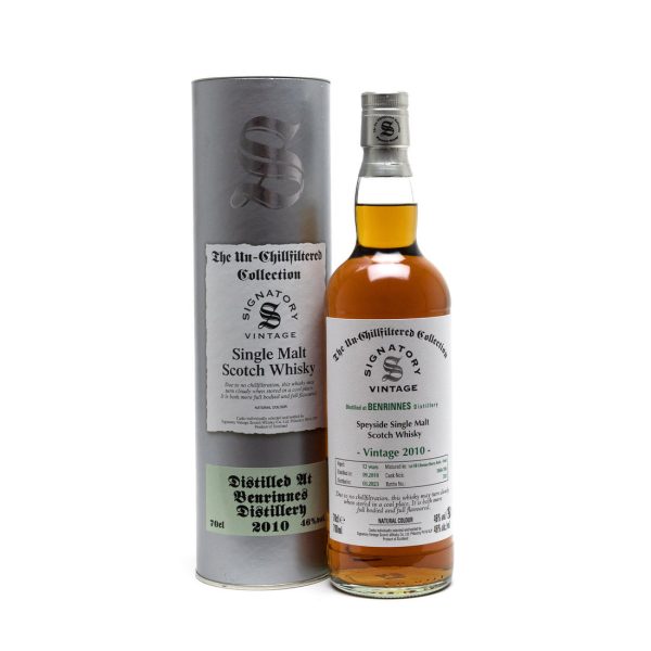 Benrinnes 12 Year Old 2010 First Fill Sherry Finish - Unchillfiltered (Signatory Vintage) 46%