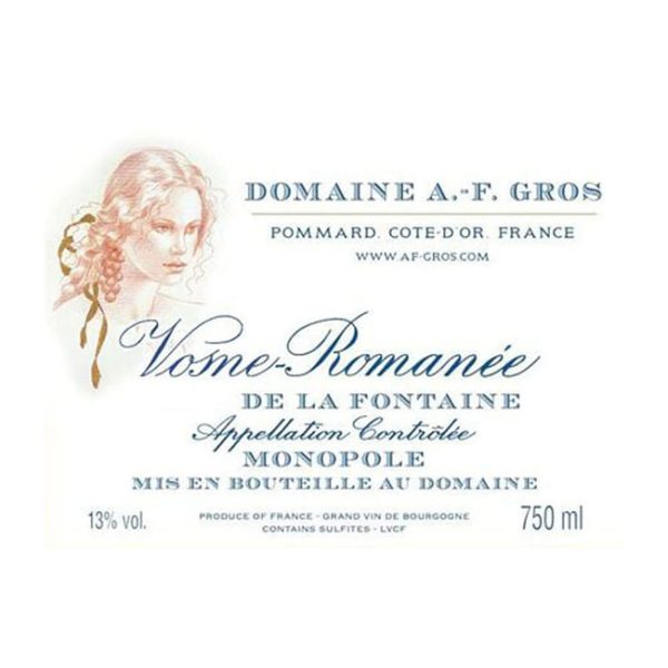Domaine Anne-Francoise Gros, Vosne-Romanee Premier Cru, Clos de la Fontaine