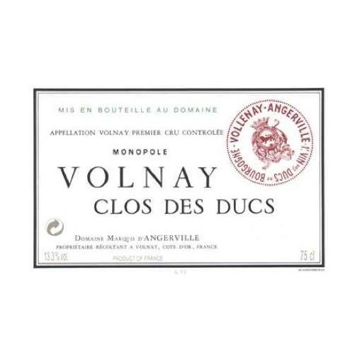 Domaine Marquis d'Angerville, Volnay Premier Cru, Clos des Ducs