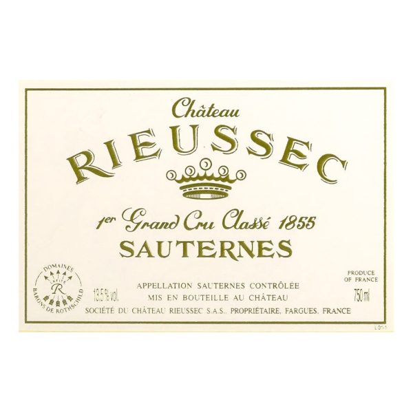 Chateau Rieussec Premier Cru Classe, Sauternes