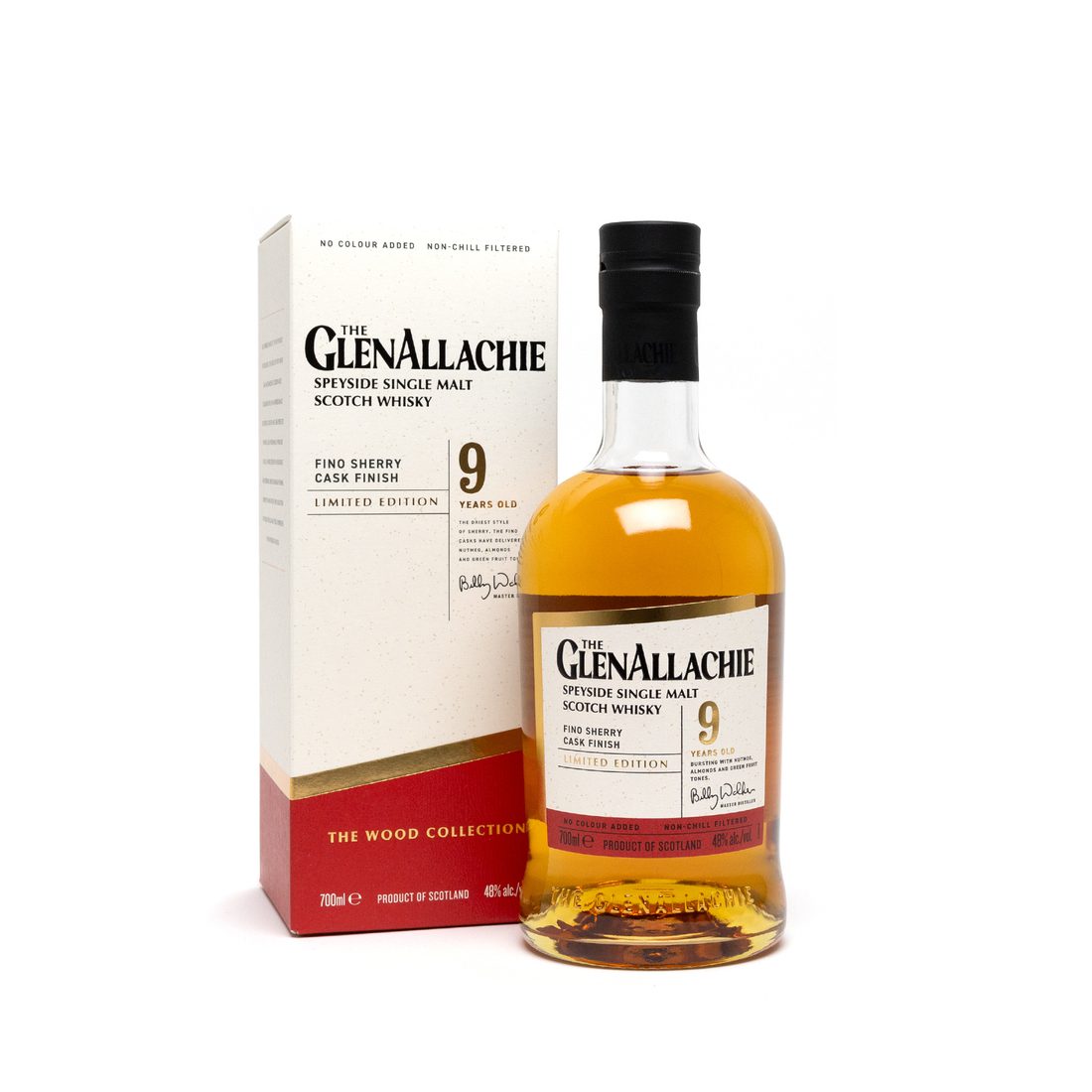 GlenAllachie Fino Sherry Cask Finish - The Wood Collection | Nickolls ...